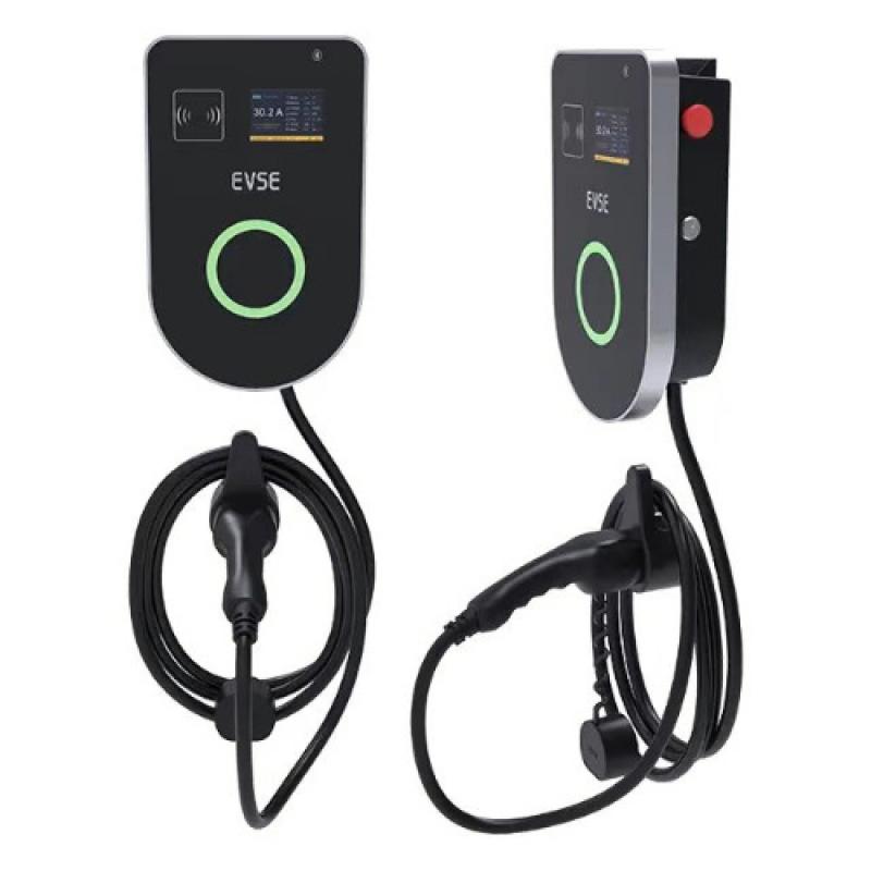 7KW AC Wallbox Smart OCPP Public EV Charger with Cable/Socket 